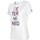 Vêtements Femme T-shirt Training Gym preto e branco mulher TSD018 Blanc