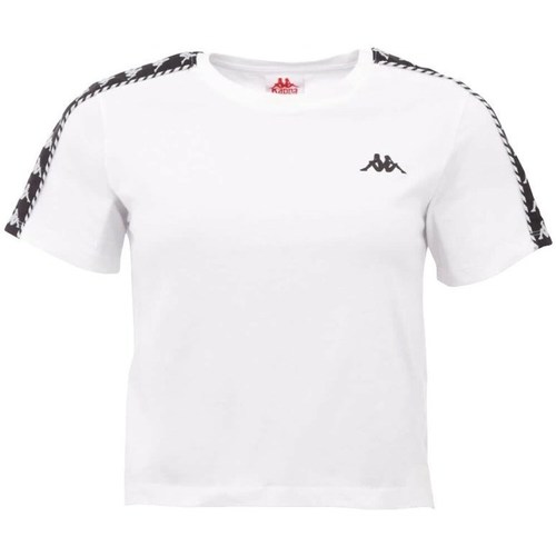 Vêtements Femme T-shirts WITH manches courtes Kappa Inula Tshirt Blanc