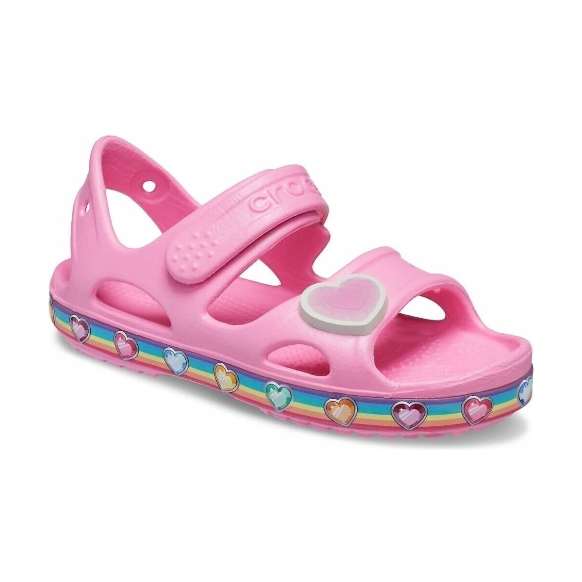 Chaussures Enfant Sandales et Nu-pieds Crocs Fun Lab Rainbow Sandal Kids Rose