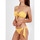 Vêtements Femme Maillots de bain 2 pièces Admas Ensemble 2 pièces bikini bandeau push-up Life Dots Jaune