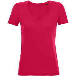 Vêtements Femme T-shirts manches courtes Sols 03098 Rouge