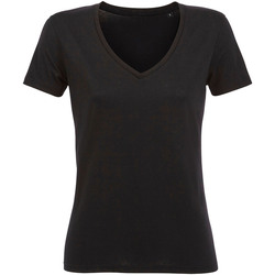 Vêtements Femme T-shirts manches courtes Sols 03098 Noir