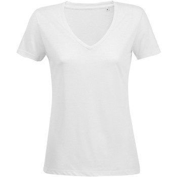 Vêtements Femme Chase embroidered logo rib-trimmed sweatshirt Sols 03098 Blanc