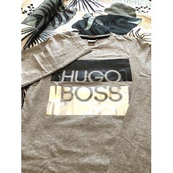 Vêtements Femme T-shirts manches longues BOSS TEE shirt Hugo Boss Gris