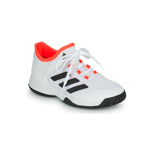 Chaussures Enfant Tennis flux adidas Performance Ubersonic 4 k Blanc / Rouge