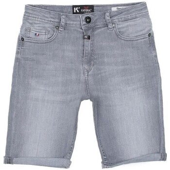 Vêtements Garçon Shorts / Bermudas Kaporal Junior - Short Jean - gris Gris
