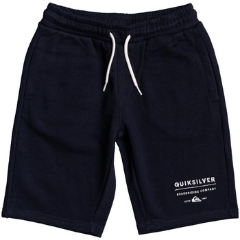 Vêtements Garçon Shorts / Bermudas Quiksilver SHORT EN PELUCHE  ENFANT EQBFB03109 Bleu