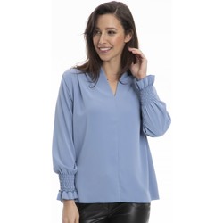 Vêtements Femme Chemises / Chemisiers Gerard Pasquier Chemise confort CATHY Bleu