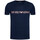 Vêtements Homme T-shirts manches courtes Schal EMPORIO ARMANI 625007 CC307 10220 Black Dark Grey Tee-shirt Emporio Bleu