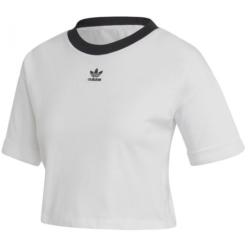 Vêtements Femme T-shirts & Polos azael adidas Originals Crop Top Blanc