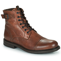 Chaussures Homme Boots Jack & Jones JFW SHELBY LEATHER Cognac