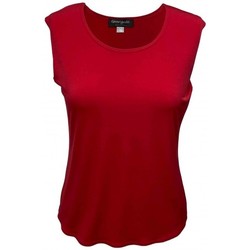 Vêtements Femme Veste Flavie En Mousseline Imprimée Georgedé Top Victoria Sans Manche en Jersey Rouge Rouge