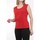 Vêtements Femme Tops / Blouses Georgedé Top Victoria Sans Manche en Jersey Rouge Rouge