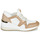 Chaussures Femme Baskets basses MICHAEL Michael Kors LIV Camel / Blanc