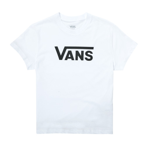 Vêtements Fille T-shirts manches courtes Vans Topsy FLYING V SS Blanc
