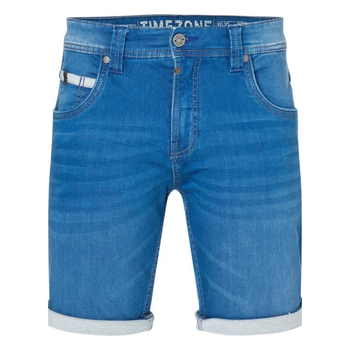 Vêtements Homme Shorts / Bermudas Timezone Short slim Scotty  ref 52357 bleu Bleu