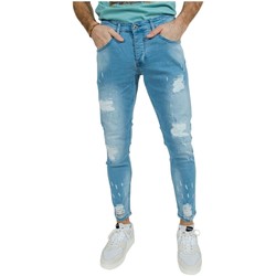 Vêtements Homme detail Jeans skinny Redskins detail Jeans  Skinny Graph ref 52019 Bleu Stone Bleu