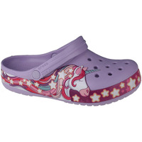 Chaussures Enfant Sabots Crocs Fun Lab Unicorn Band Clog Violet