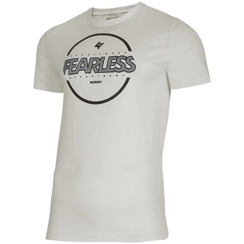 Vêtements Homme Daisy Street T-shirt comoda con kit fai da te per stampa della scritta "Los Angeles" 4F TSM015 Creme
