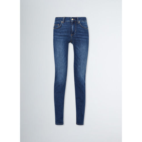 Jeans slim Liu Jo Jean slim denim bleu foncé - Vêtements Jeans slim Femme 109 