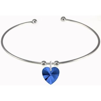 Taies doreillers, traversins Femme Bracelets Sc Crystal BS2852-SAPH Bleu