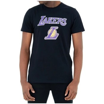 Vêtements Homme T-shirts manches courtes New-Era - T-shirt NBA Team Logo - Los Angeles Lakers Noir