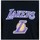 Vêtements Homme Womens Yellow Jackets - T-shirt NBA Team Logo - Los Angeles Lakers Noir
