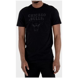 Vêtements Homme T-shirts manches courtes New-Era - T-shirt NBA Team Logo - Chicago Bulls Noir