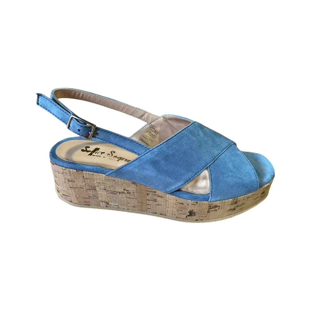 Chaussures Femme Sandales et Nu-pieds Soffice Sogno SOSOE21791sky Bleu