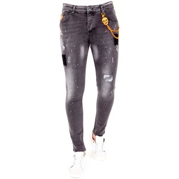 Vêtements Homme Jeans slim Lf 120852761 Gris