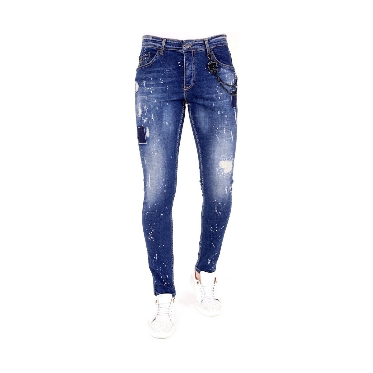Vêtements Homme Jeans slim Lf 120850906 Bleu