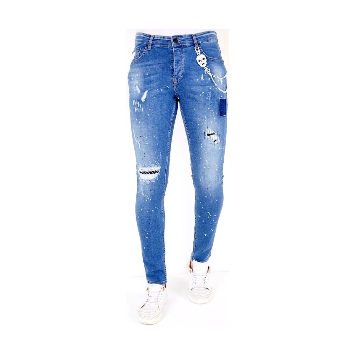 Vêtements Homme Jeans slim Lf 120852696 Bleu