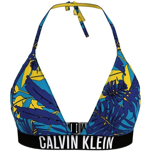 Vêtements Femme Maillots / Shorts de bain Calvin Klein Jeans Haut de maillot de bain triangle Calvin Klein ref 51755 Bleu