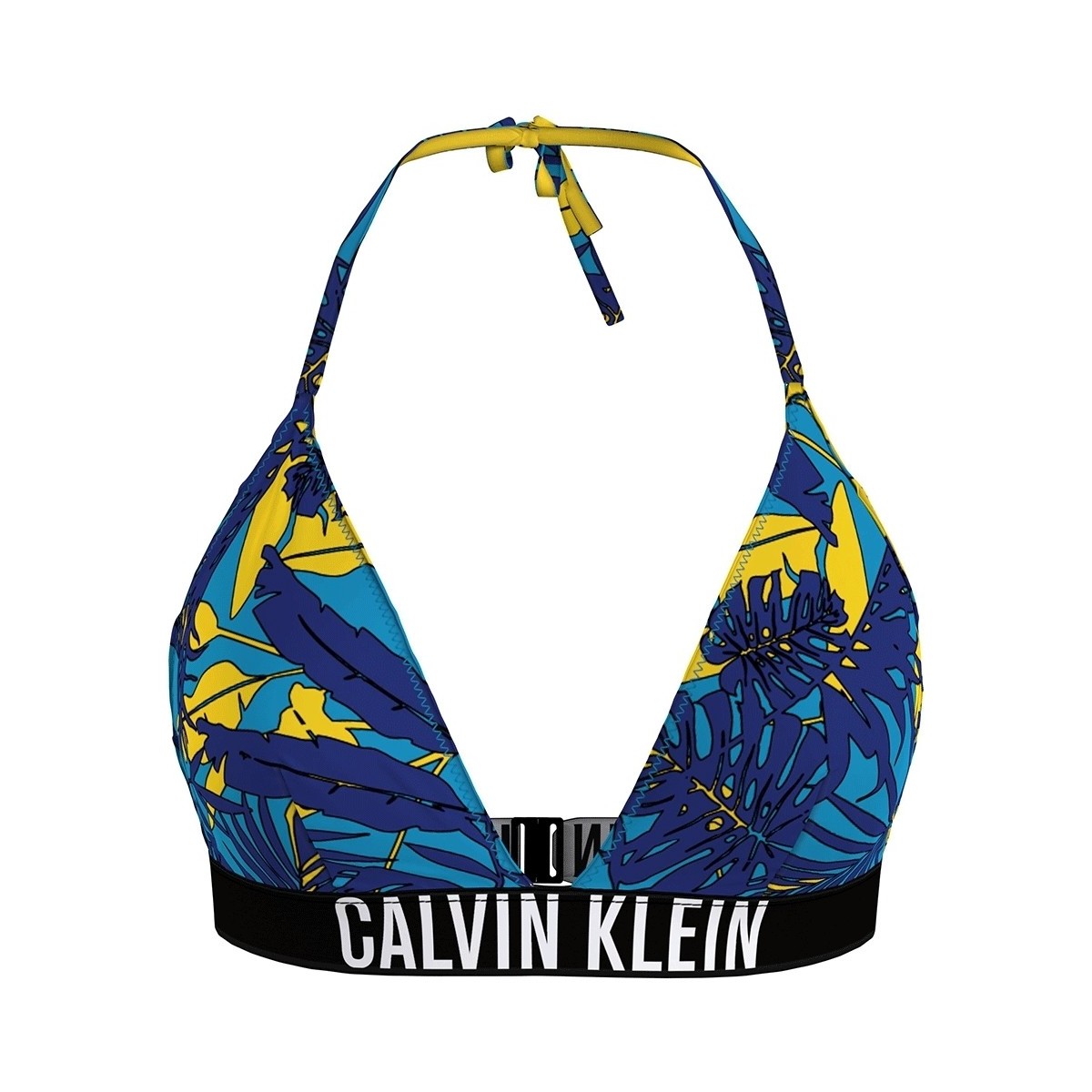 Vêtements Femme Maillots / Shorts de bain Calvin Klein Jeans Haut de maillot de bain triangle Calvin Klein ref 51755 Bleu