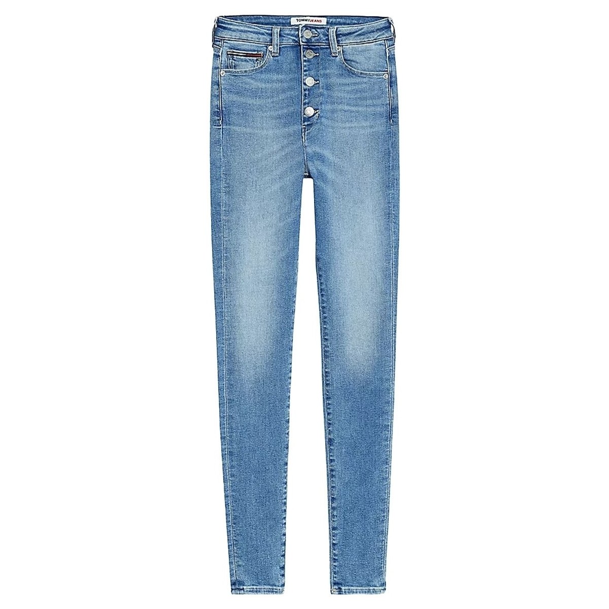 Vêtements Femme Maillots / Shorts de bain Tommy Jeans Jeans Super Skinny Fit  Sylvia ref 5273 Bleu