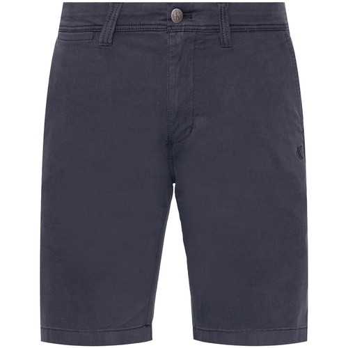 Vêtements clair Shorts / Bermudas Calvin Klein Jeans Short Chino  ref 52723 Marine Bleu