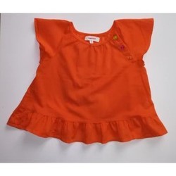 Vêtements Fille Chemises manches courtes Catimini Haut été Catimini 5 ans Orange