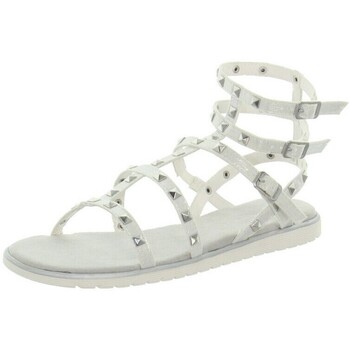 sandales bugatti  sandales  cuir ref_45815 blanc 