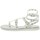 Chaussures Femme Sandales et Nu-pieds Bugatti Sandales  cuir ref_45815 Blanc Argenté