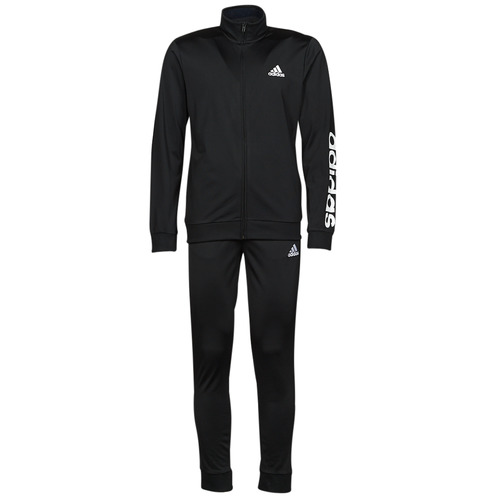 Vêtements Homme Calças adidas Essentials Plain Tapered Cuffed preto logótipo branco Adidas Sportswear M LIN TR TT TS Noir