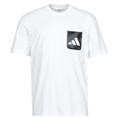 Vêtements Homme T-shirts manches courtes slam adidas Performance CAMO PKT TEE Blanc