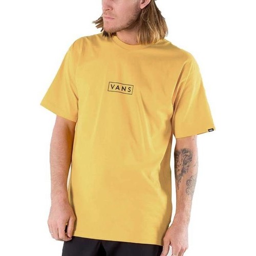 Vêtements Homme Plaids / jetés Vans T-Shirt  MN Easy Box SS Honey Gold Jaune