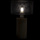 Maison & Déco Lampes à poser Item International Lampe rétro en bois et métal 34 cm Beige