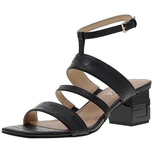 Chaussures Femme Sandales et Nu-pieds Guess Sandales à talon  ref 53020 Black Noir