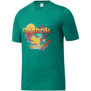 Vêtements Homme T-shirts manches courtes Reebok Sport Tee-shirt Vert
