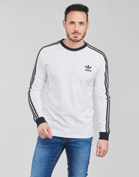 Vêtements Homme T-shirts Material manches longues adidas Originals 3-STRIPES LS T Blanc