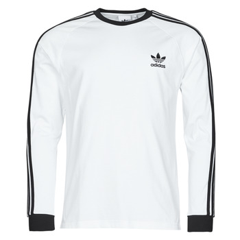 Vêtements Homme T-shirts manches longues adidas Originals 3-STRIPES LS T Blanc