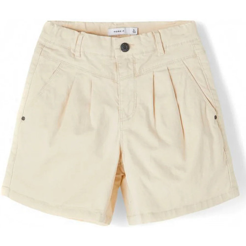 Vêtements Fille Warhol Shorts / Bermudas Name it 13187390 Beige