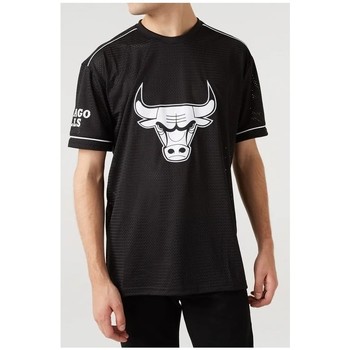 Vêtements Homme T-shirts manches courtes New-Era - Maillot Oversized Team Logo - Chicago Bulls Noir