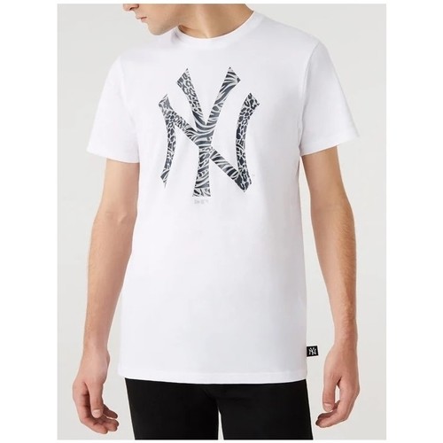 Vêtements Homme T-shirts manches courtes New-Era - T-shirt New York Yankees Blanc